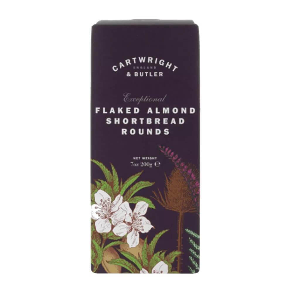 Cartwright And Butler Flaked Almond Shortbread Rounds 200G